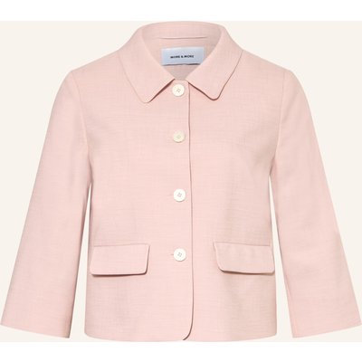 More & More Kastenjacke Mit 3/4-Arm rosa