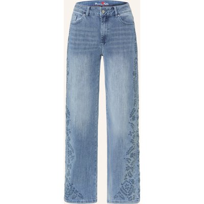 Buena Vista Wide Leg Jeans blau