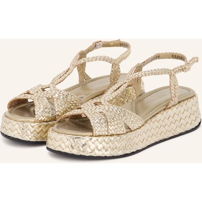 Pons Quintana Plateau-Sandalen gold