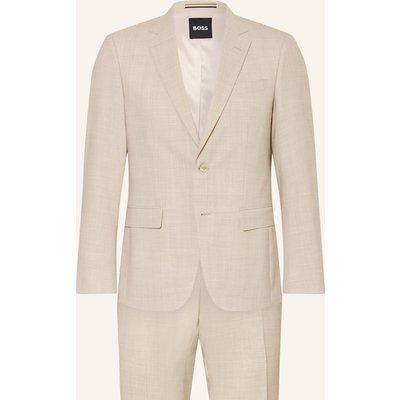 Boss Anzug Huge Slim Fit beige