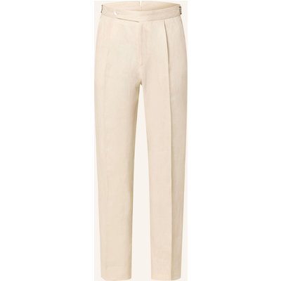 Boss Leinen-Chino Perino Tapered Fit beige