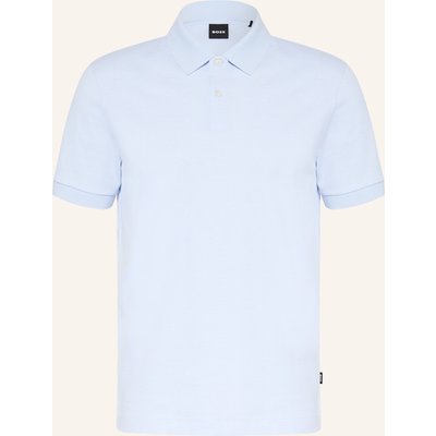 Boss Piqué-Poloshirt Parlay blau
