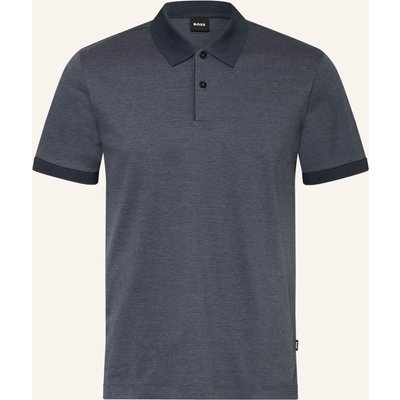 Boss Piqué-Poloshirt Parlay blau
