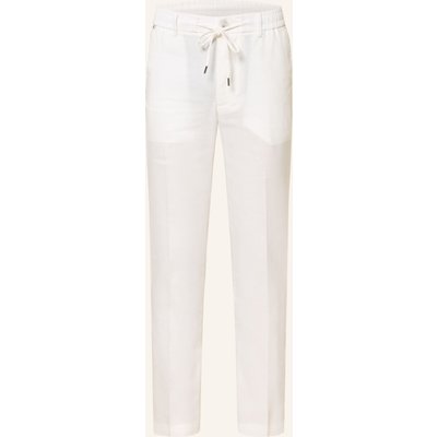 Boss Hose Kane Extra Slim Fit Mit Leinen weiss