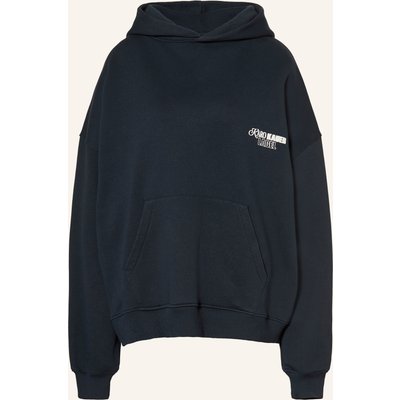 Karo Kauer Hoodie blau