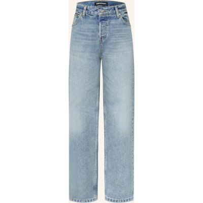 Eb Denim Straight Jeans Baggy blau