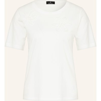 Monari T-Shirt Mit Pailletten weiss