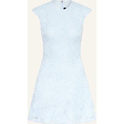 Rotate Mesh-Kleid blau