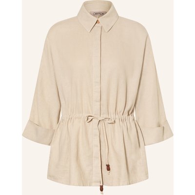 Cartoon Overjacket Mit Leinen beige