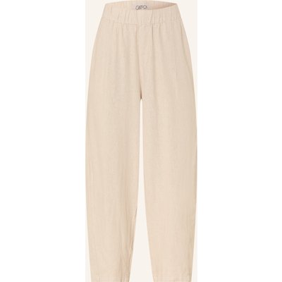 Cartoon 7/8-Hose Mit Leinen beige