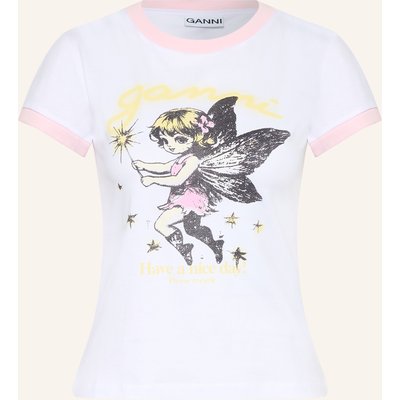 Ganni T-Shirt weiss