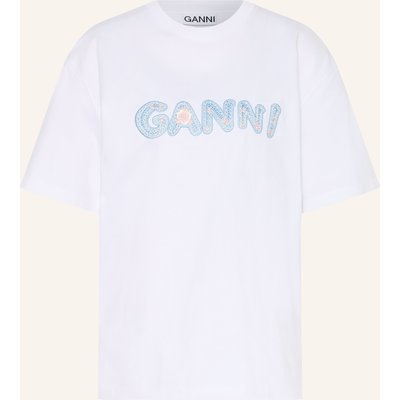 Ganni T-Shirt weiss