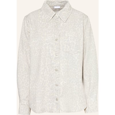 Lala Berlin Jeans-Overshirt Olivia grau