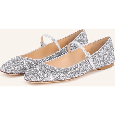Prosperine Mary-Jane-Ballerinas silber