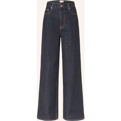 Ganni Straight Jeans blau