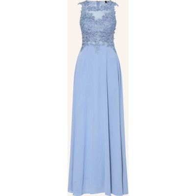 Apart Abendkleid Mit Spitze blau