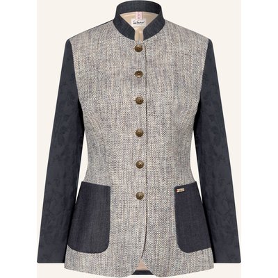 Luis Trenker Blazer Lureese Im Materialmix blau