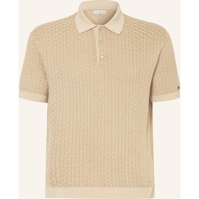 Tommy Hilfiger Strick-Poloshirt beige