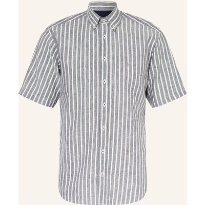 Fynch-Hatton Leinenhemd Comfort Fit blau
