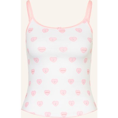 Skims Lounge-Top Skims Pointelle weiss