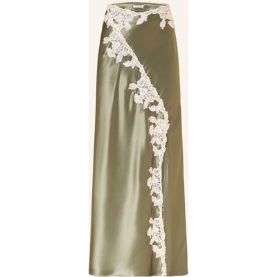By Malene Birger Satinrock Erika Mit Spitze gruen