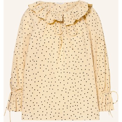 By Malene Birger Blusenshirt Dicte Mit Rüschen beige