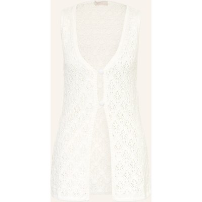 Faithfull The Brand Strickweste Fio weiss