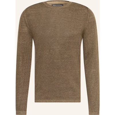 Marc O'polo Pullover Mit Leinen gruen