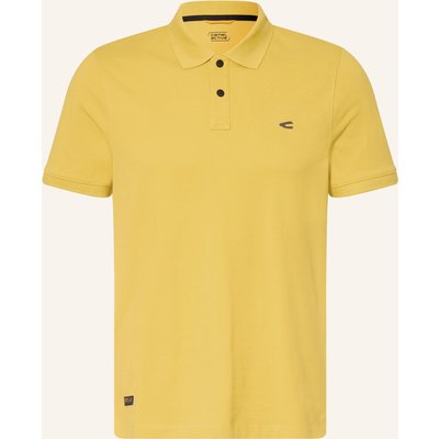 Camel Active Piqué-Poloshirt gelb