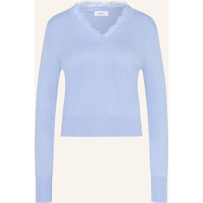 Darling Harbour Pullover Mit Spitze blau