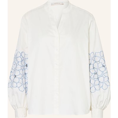 Herzens Bluse weiss