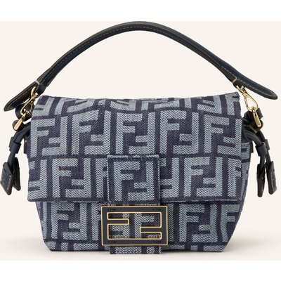 Fendi Handtasche Mamma Baguette Small blau