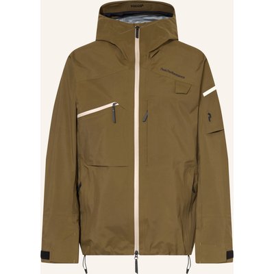Peak Performance Hardshell-Jacke Alpine Gore-Tex C-Knit™ braun