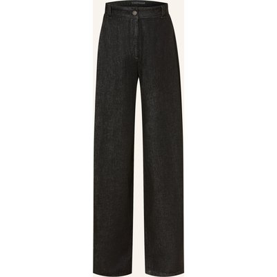 Luisa Cerano Wide Leg Jeans schwarz