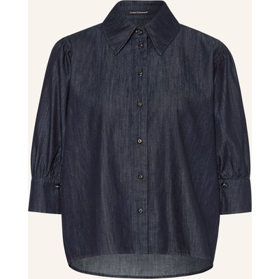 Luisa Cerano Jeansbluse Mit 3/4-Arm blau
