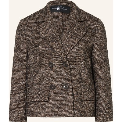 Luisa Cerano Blazer Mit Glitzergarn schwarz
