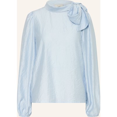Neo Noir Schluppenbluse Selene blau