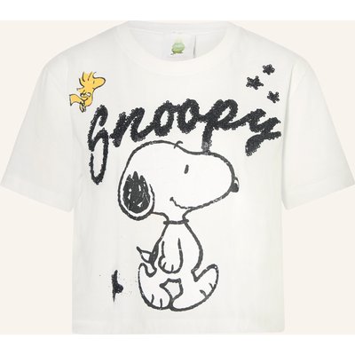 Frogbox T-Shirt Mit Pailletten weiss