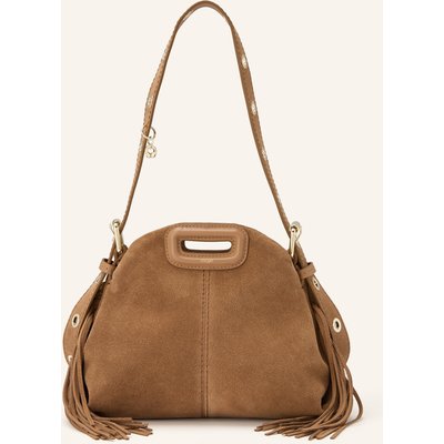 Maje Umhängetasche beige