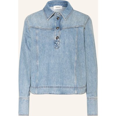 Ba&Sh Jeans-Poloshirt blau