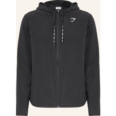 Gymshark Trainingsjacke Arrival schwarz