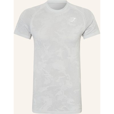 Gymshark T-Shirt Geo Seamless grau