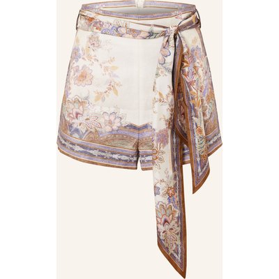 Zimmermann Leinenshorts Luna weiss