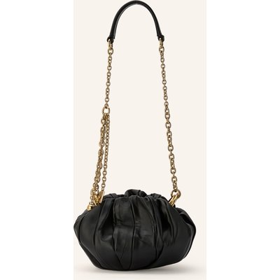 Chloé Schultertasche Plissé schwarz