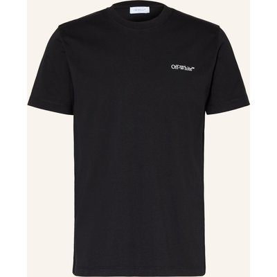 Off-White T-Shirt schwarz