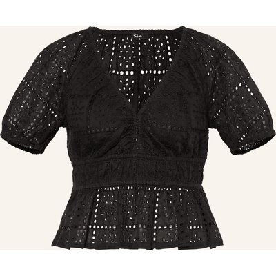 Rails Blusenshirt Argenta Aus Lochspitze schwarz