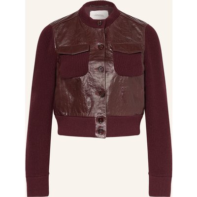 Dorothee Schumacher Jacke It S A Match Im Materialmix rot
