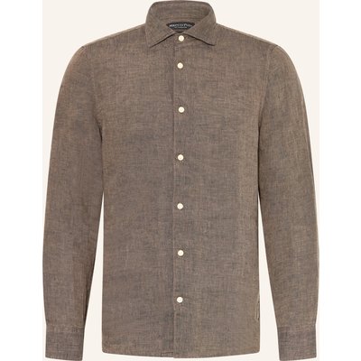 Marc O'polo Leinenhemd Slim Fit blau
