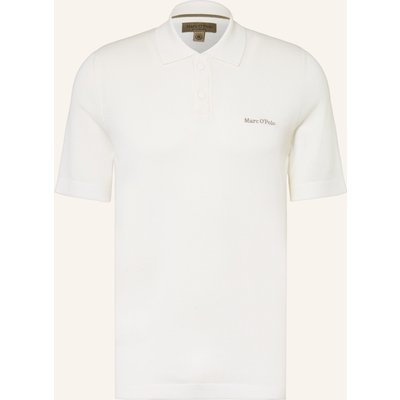 Marc O'polo Strick-Poloshirt weiss