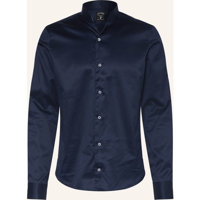 Van Laack Hemd Vl-Rudo-N Slim Fit Mit Stehkragen blau